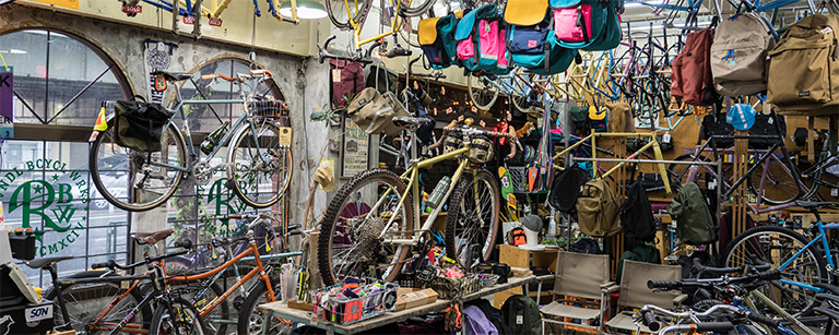 BLUE LUG* brompton basket bag (purple) - BLUE LUG ONLINE STORE