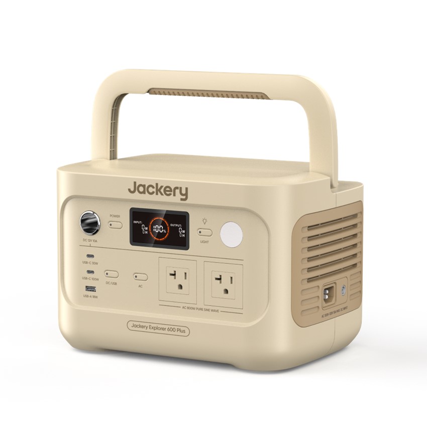 Jackery ポータブル電源 600 Plus サンドゴールド JE-600C-SJ:モバイル