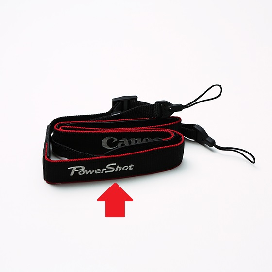 ネックストラップ NS-DC12 (対象機種：PowerShot G1 X Mark III):付属