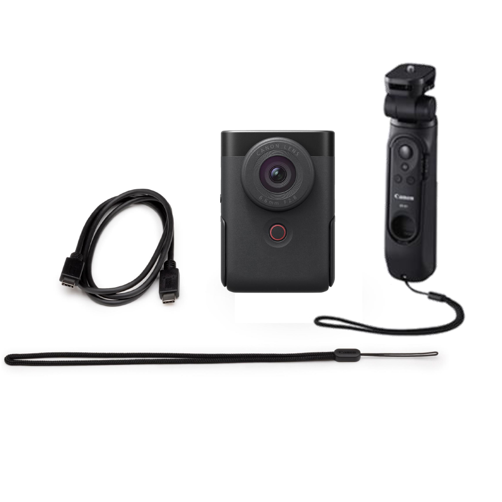 キヤノン PowerShot V10・トライポッドグリップキット(ブラック