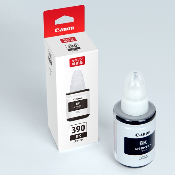 純正】キヤノンプリンター用 インクボトル GI-390ブラック
