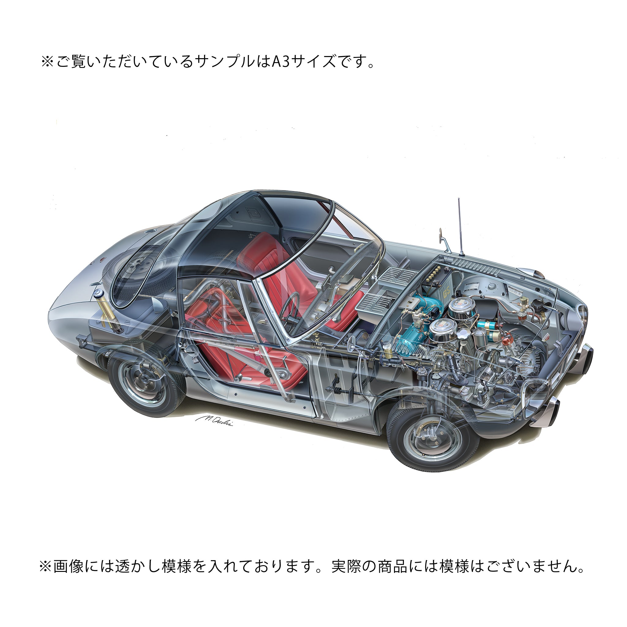 アートボード トヨタ・スポーツ800 – カー・アンド・ドライバー collection