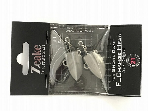 ネコポス対象品】ジーク フックチェンジヘッド 21g #1: ルアー用品