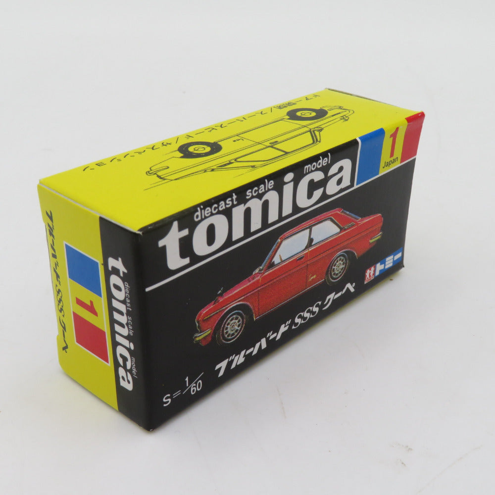 復刻版トミカ黒箱 ブルーバードSSSクーペ レッド TOMICA トミカ 1