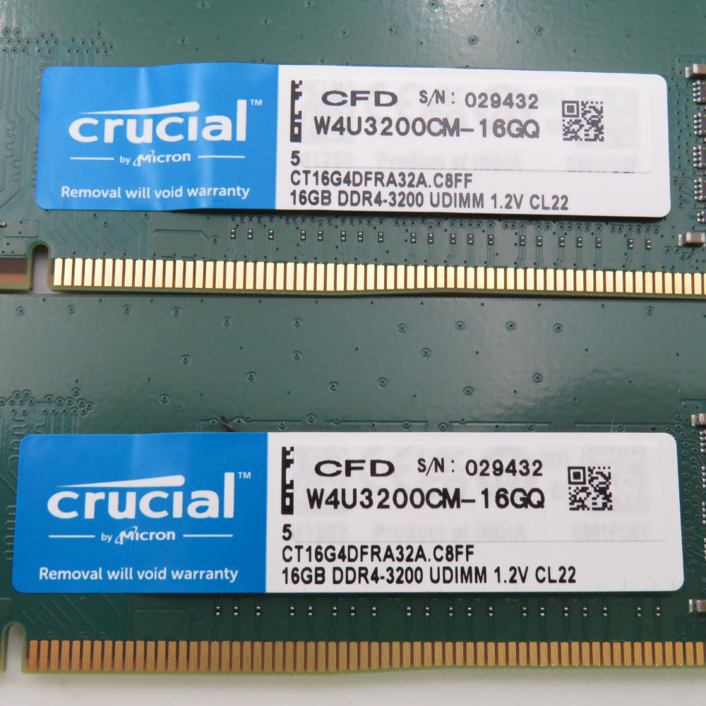 crucial (クルーシャル) デスクトップPC用メモリ 32GB(16GB×2枚) DDR4