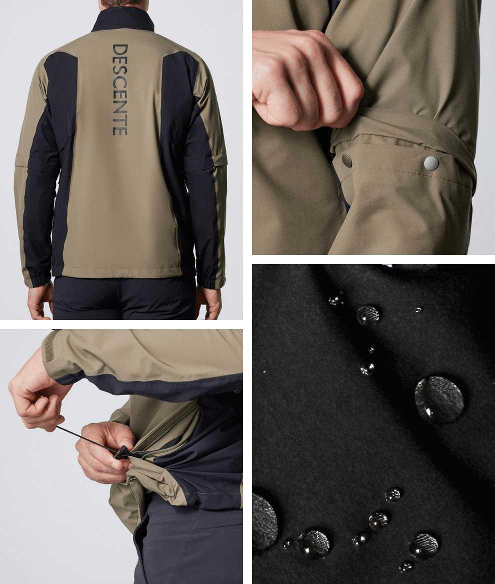 デサントゴルフ (DESCENTE GOLF) 雨の日も快適に過ごせる高機能レイン