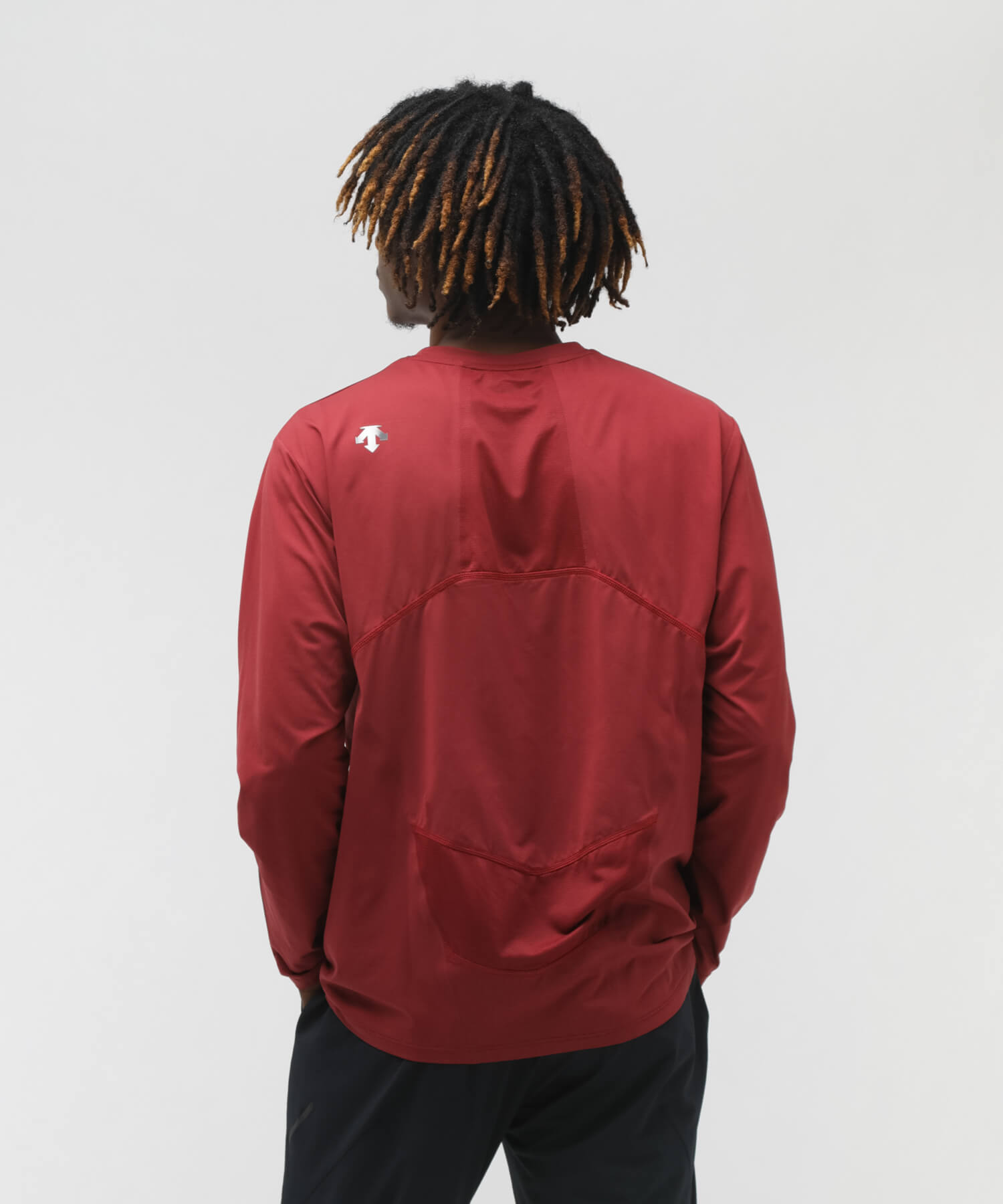 DESCENTE DX-B1410 L ワインレッド Tシャツ国体オールジャパン