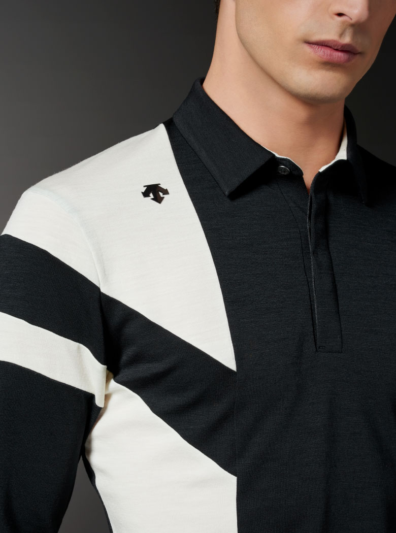 マナードウール 切り替え ロングスリーブシャツ | デサントゴルフ公式