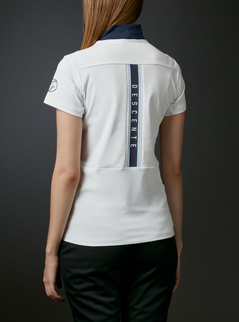 ソロテックスリサイクル鹿の子モックネックシャツ | デサントゴルフ公式