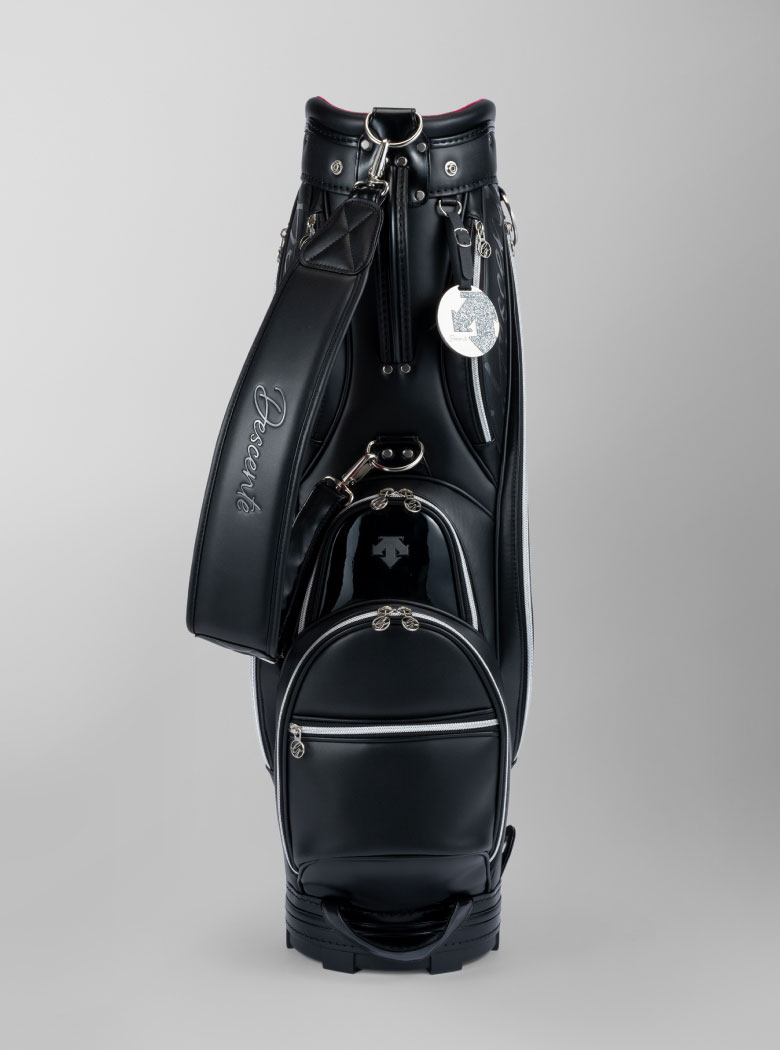 LUXE】キャディバッグ(スワロフスキーネームプレート付き