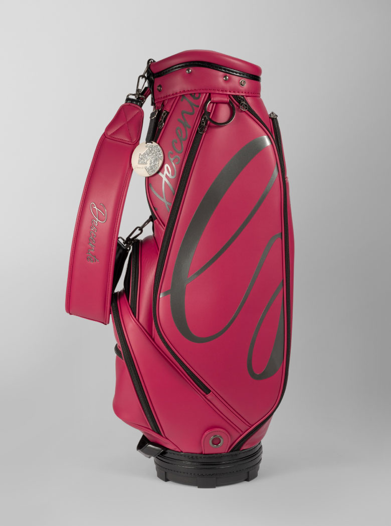 LUXE】キャディバッグ(スワロフスキーネームプレート付き