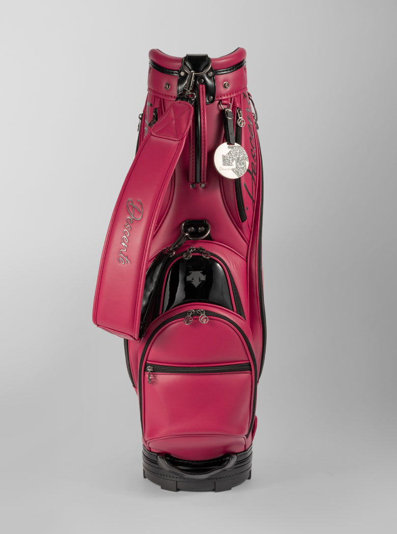 LUXE】キャディバッグ(スワロフスキーネームプレート付き