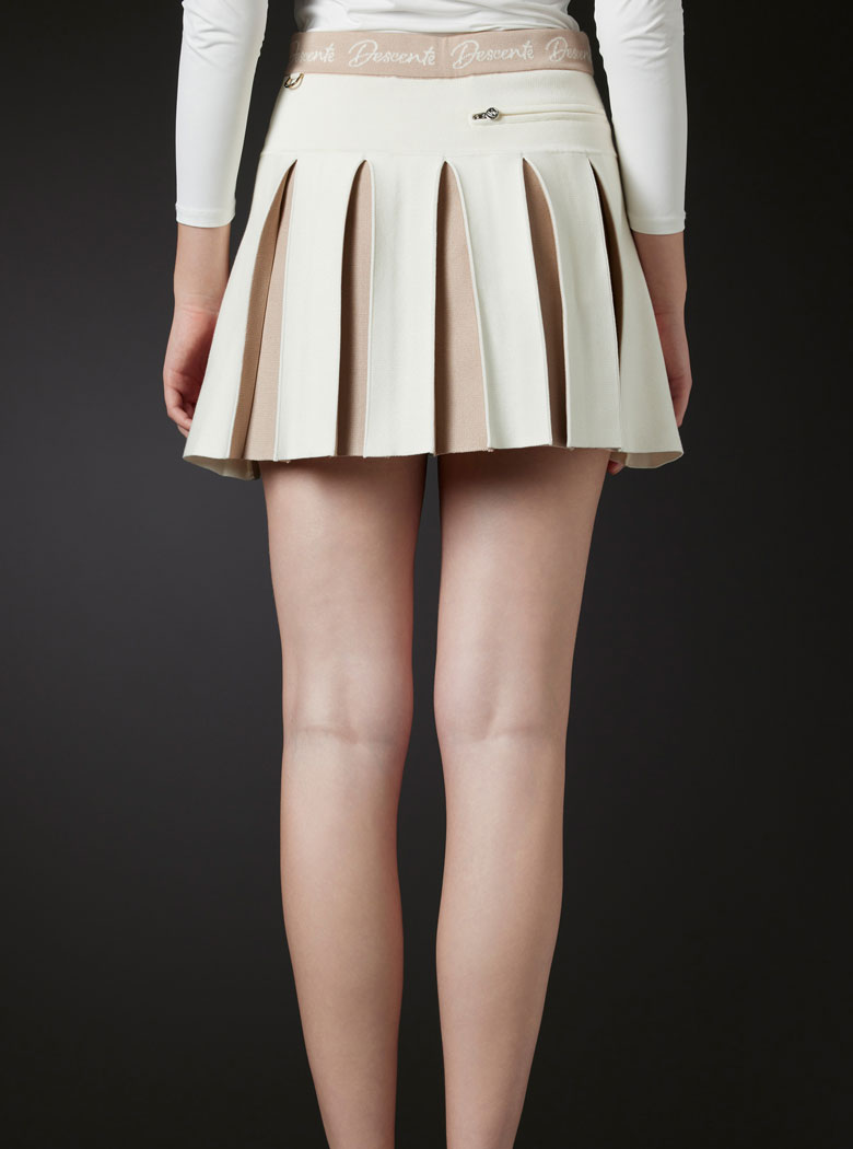 LUXE】バックプリーツニットスカート【アウトレット】 | デサント