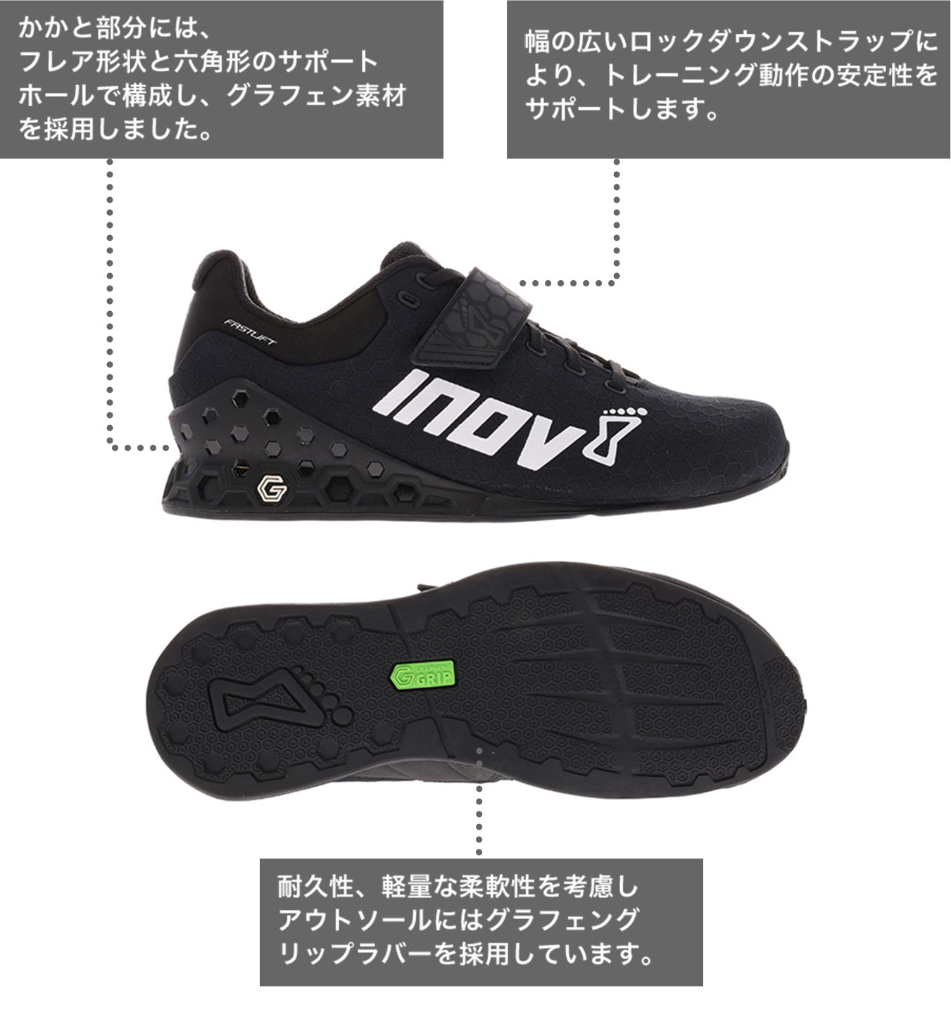 リフトトレーニング用シューズファストリフト パワー G 380