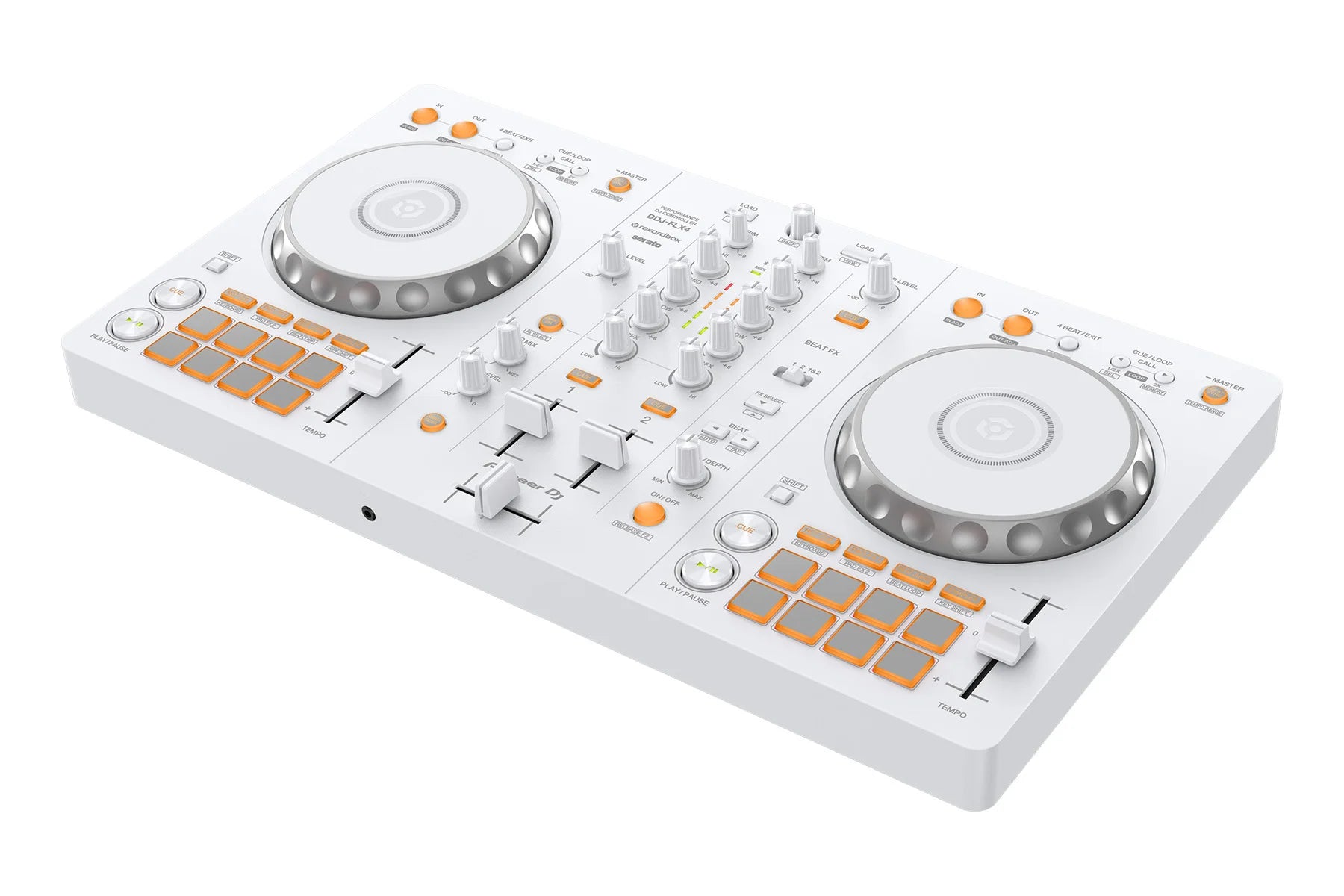 Pioneer DJ DDJ-FLX4-W Limited Edition DJ Controller (White) – DJ