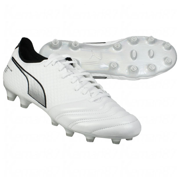 プーマキング ミライ HG/AG プーマホワイト×プーマシルバー | ゲキサカ