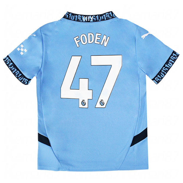 ジュニア マンチェスターシティ 24-25 ホーム 半袖レプリカ