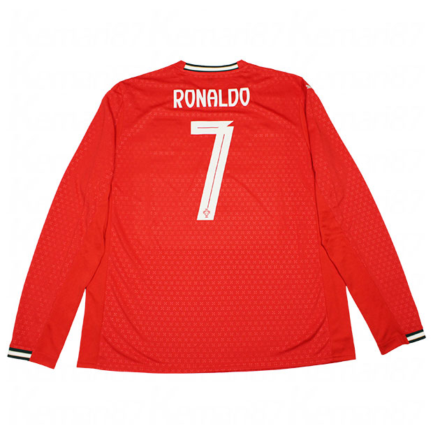 ポルトガル代表 2025 ホーム 長袖レプリカユニフォーム 7