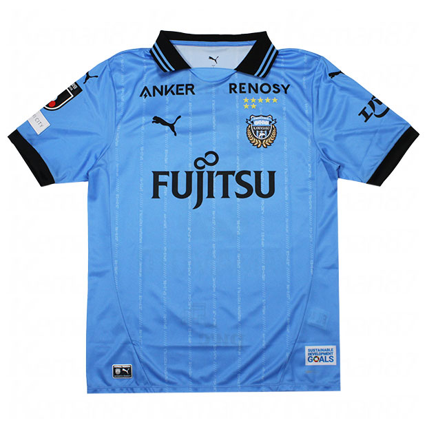 川崎フロンターレ 2025 ホーム 半袖レプリカユニフォーム 7.車屋紳太郎