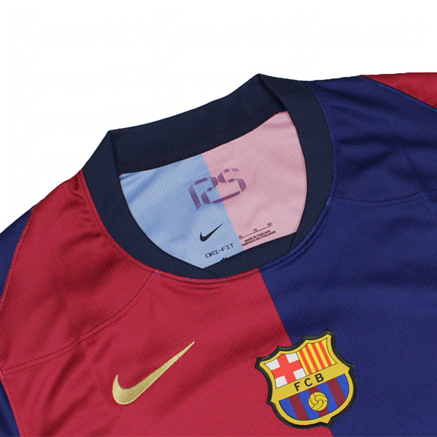 FCバルセロナ 24-25 ホーム 半袖レプリカユニフォーム 9.ロベルト