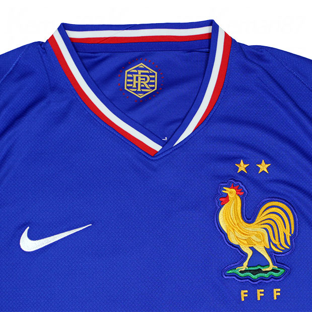 フランス代表 2024 ホーム 半袖レプリカユニフォーム 9.オリヴィエ