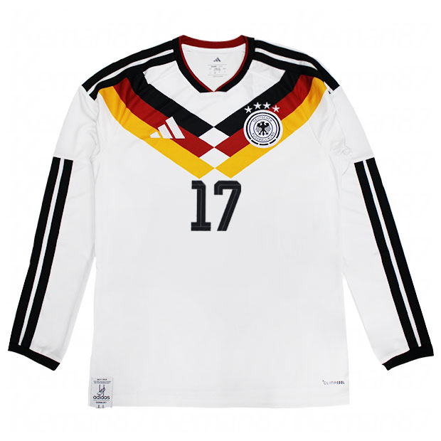 ドイツ代表 2026 ホーム 長袖レプリカユニフォーム 17.フロリアン