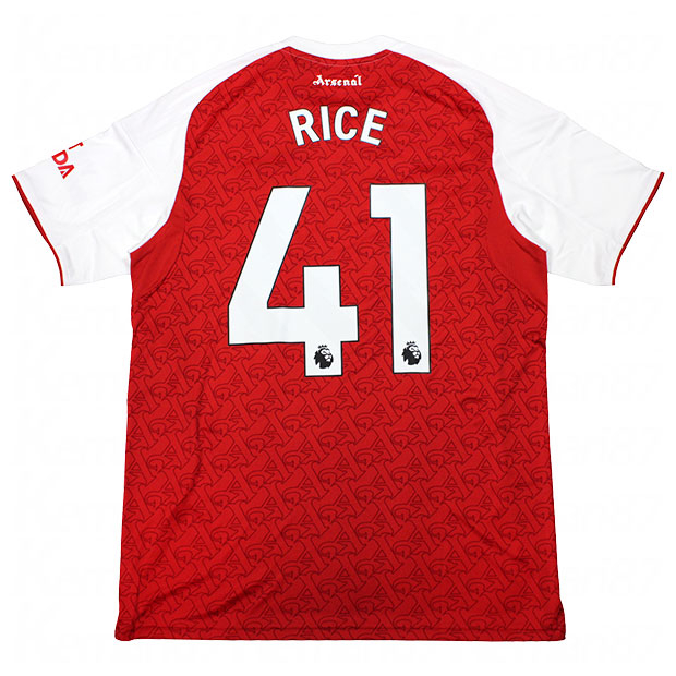 アーセナル 25-26 ホーム 半袖レプリカユニフォーム 41.デクラン