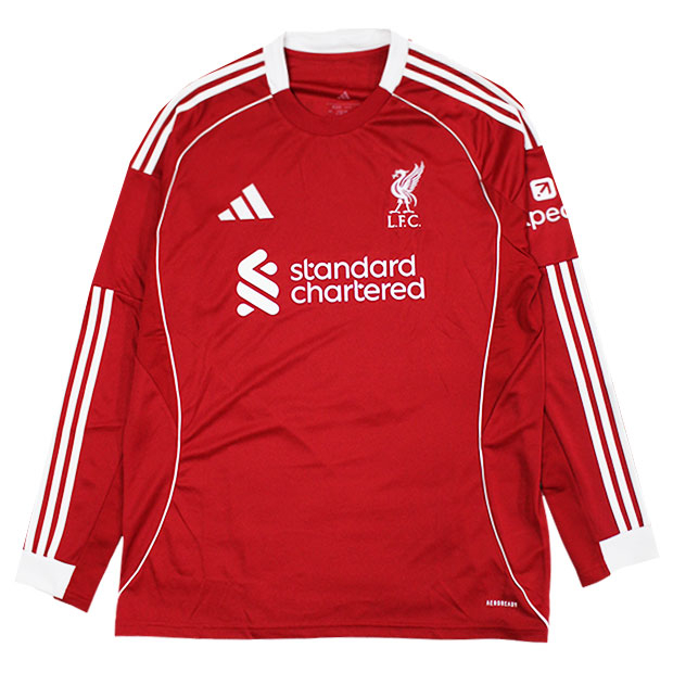 リバプール 25-26 ホーム 長袖レプリカユニフォーム 10.マック