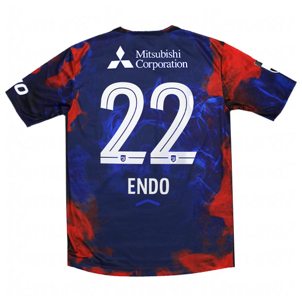 FC東京 百年構想リーグ ホーム 半袖レプリカユニフォーム 22.遠藤渓太