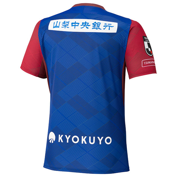 ヴァンフォーレ甲府 2025 ホーム 半袖オーセンティックユニフォーム