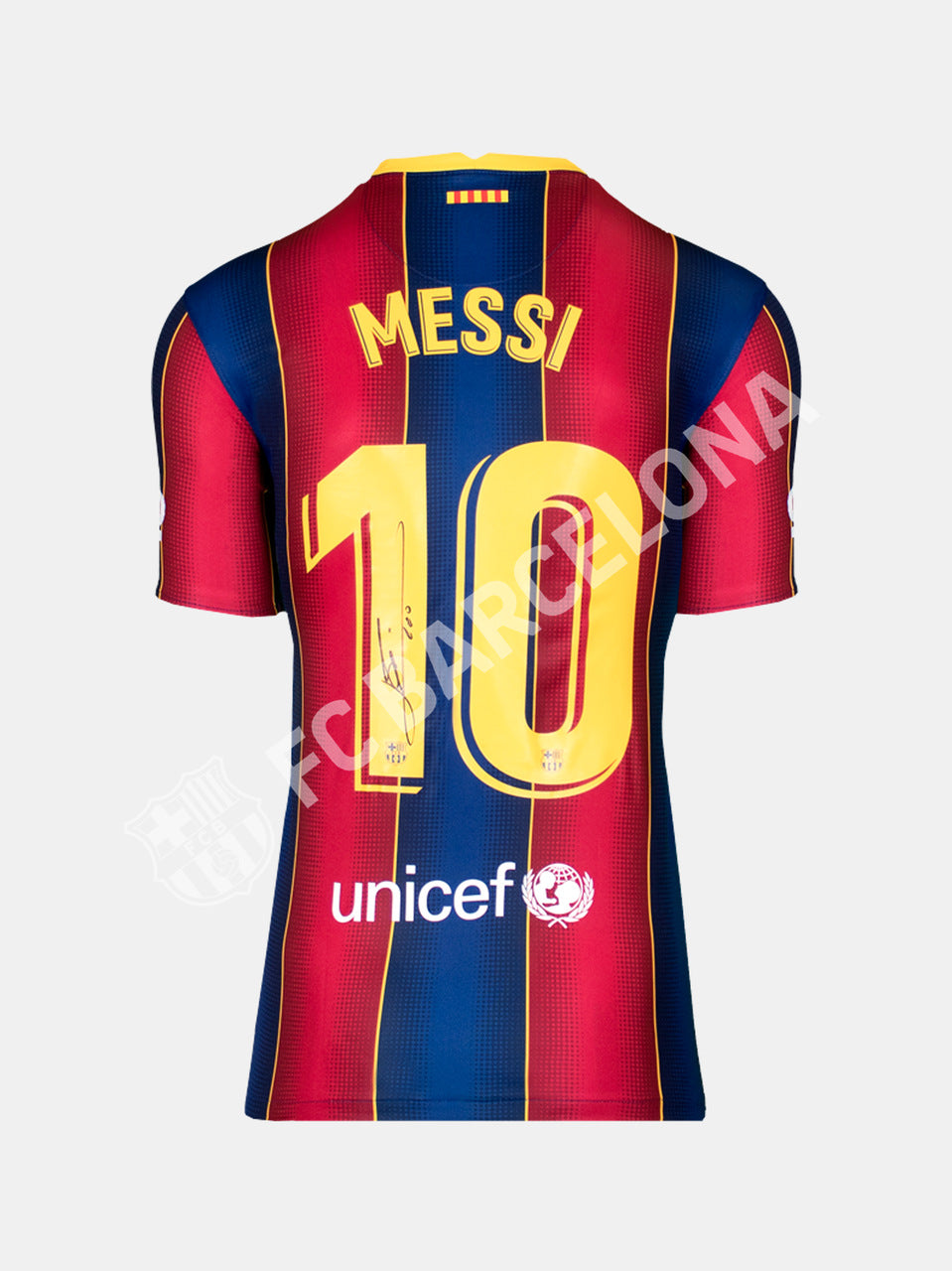 Messi FC Barcelona Back Signed Jersey 20/21 – Barça Official Store
