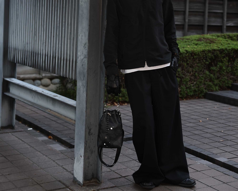 GENTIL BANDIT 2WAY巾着バッグ ブラックカモ|GENTIL BANDIT 公式