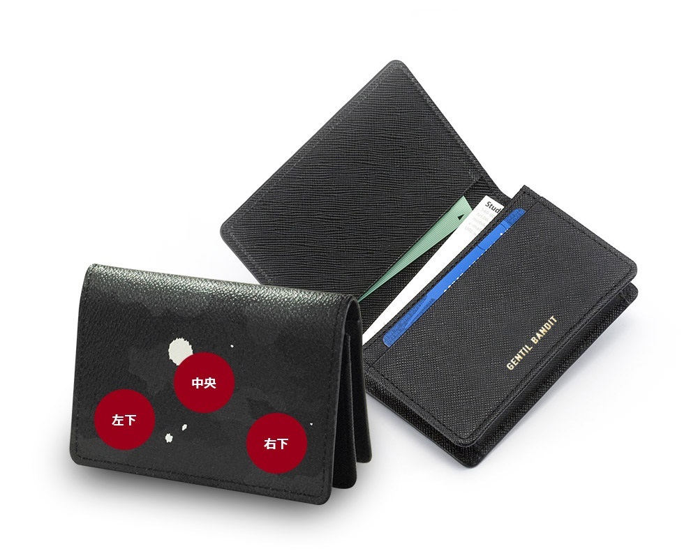 GENTIL BANDIT ビジネスカードホルダー ブラックカモ|GENTIL BANDIT