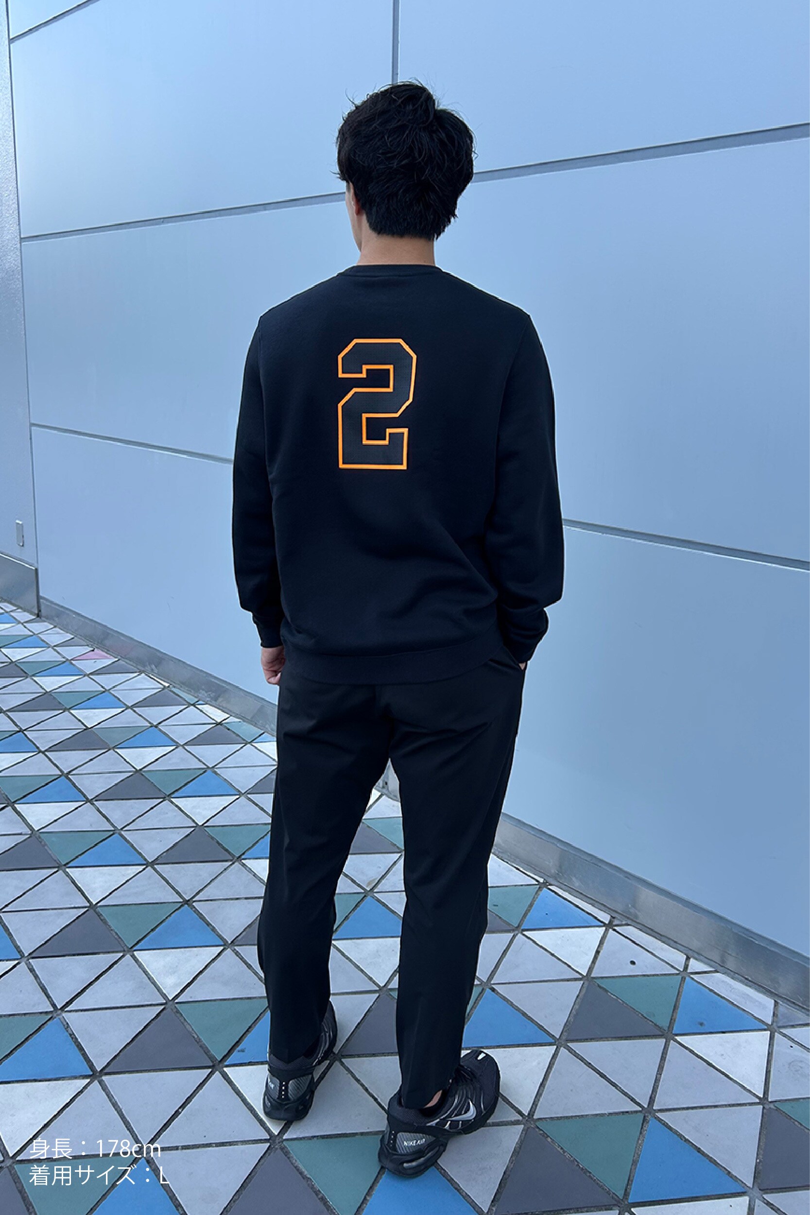 読売ジャイアンツ ナイキ ブラック コットン TOKYO×YG クルーネック