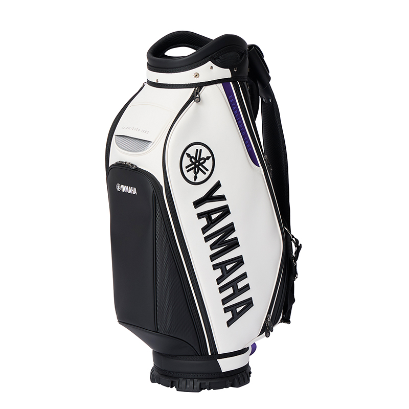 プロレプリカモデルキャディバッグ ホワイト×ブラック | ヤマハ ゴルフ