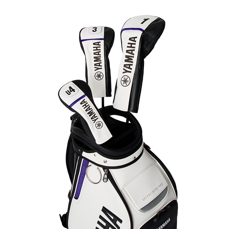 プロレプリカモデルキャディバッグ ホワイト×ブラック | ヤマハ ゴルフ