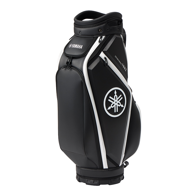 ミドルサイズキャディバッグ ブラック×ホワイト | ヤマハ ゴルフ
