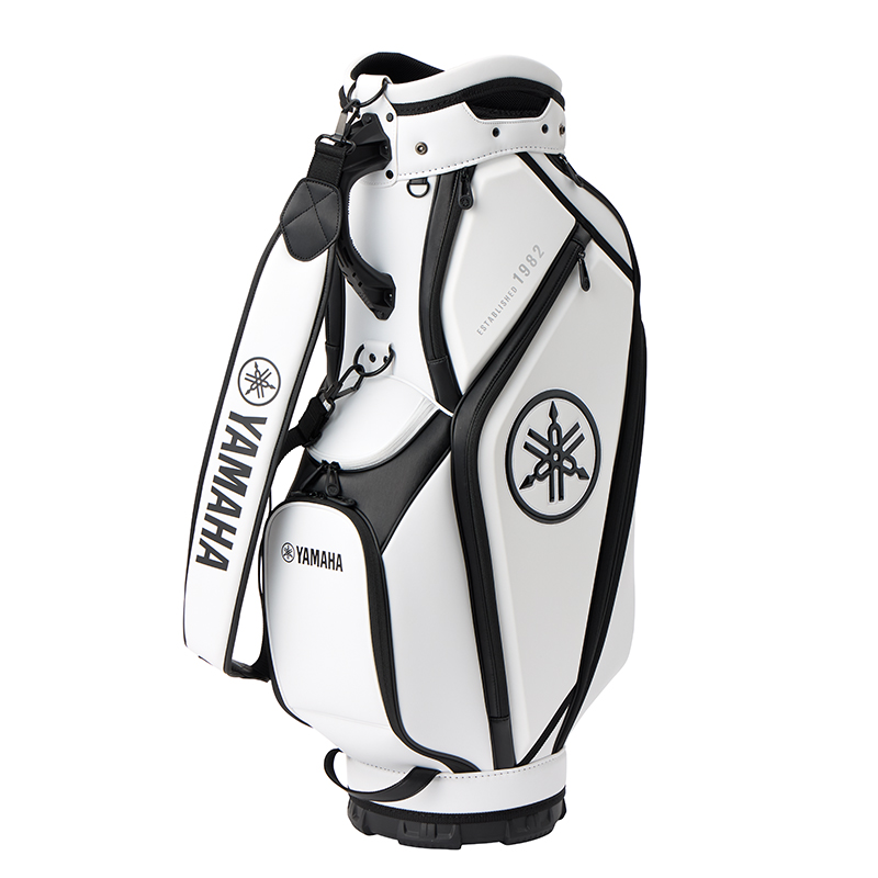 ミドルサイズキャディバッグ ホワイト×ブラック | ヤマハ ゴルフ