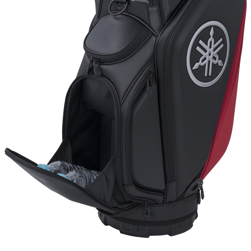 ミドルサイズキャディバッグ ブラック×レッド | ヤマハ ゴルフ