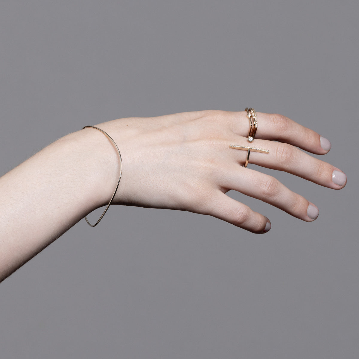 GOSSAMER ショート ダイヤモンド リング