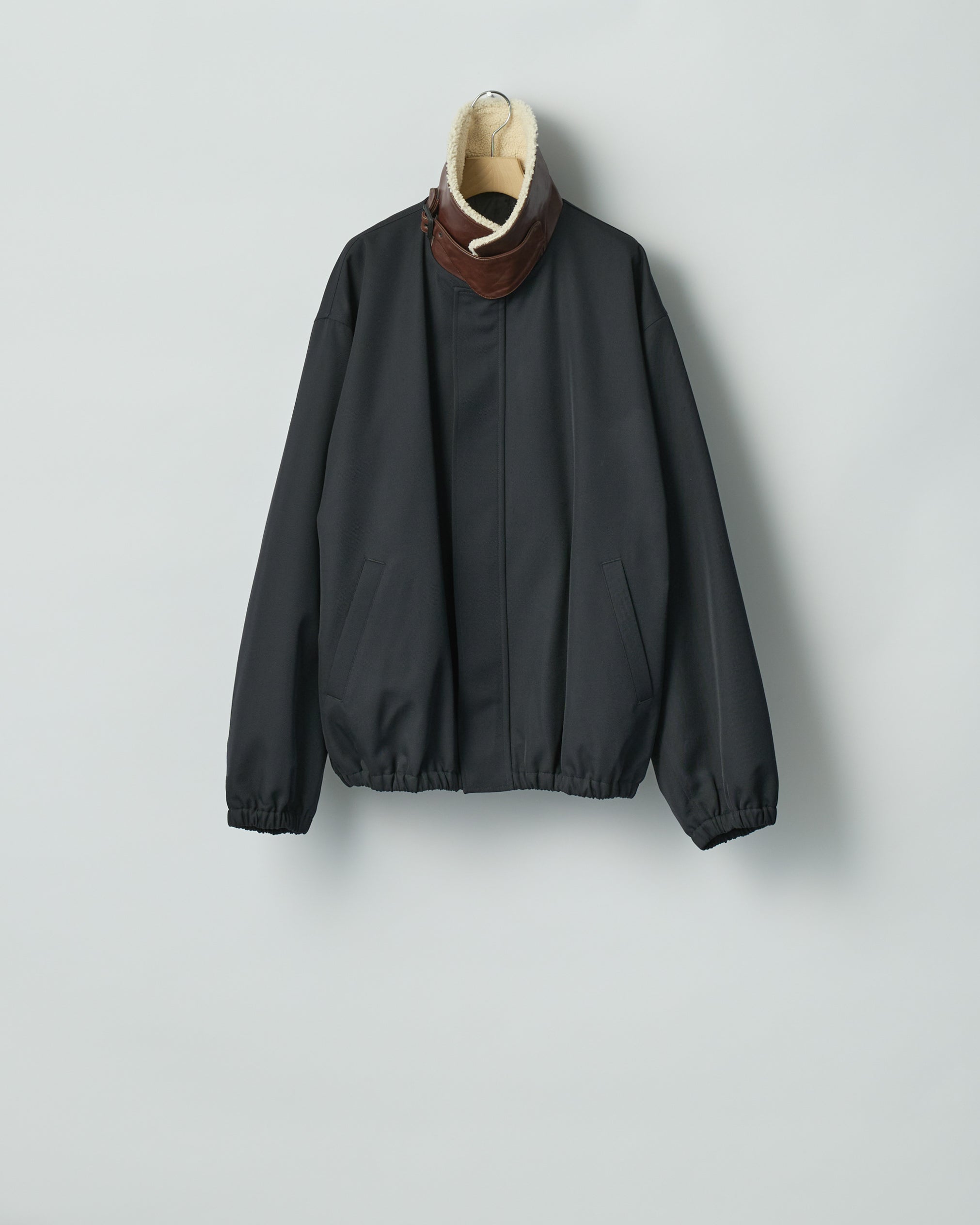ssstein | MOUTON COLLAR PADDED JACKET | NAVY – イデアル公式