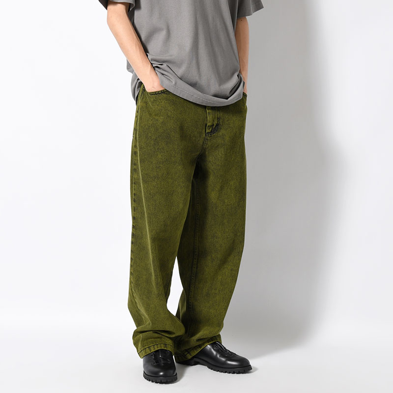 BIG BOY PANTS -GREEN/BLACK- | IN ONLINE STORE