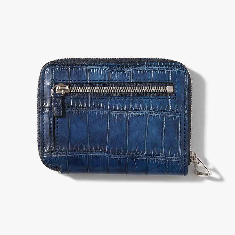 CRISTY SLIM COMPACT WLT / AI CROCO -INDIGO- | IN ONLINE STORE