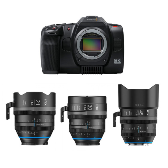 ブラックマジックデザイン シネマカメラ 6K FF Irix セット Lマウント