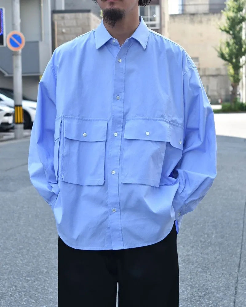 FreshService（フレッシュサービス）/ DRY OXFORD FLAP POCKET L/S