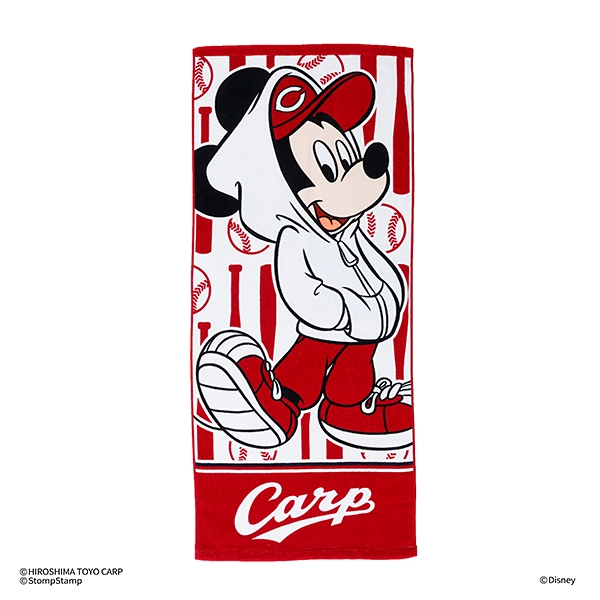 広島東洋カープ ミッキー フェイスタオル: 野球｜【公式】J SPORTS