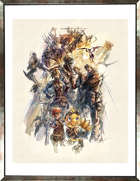 FF14 水晶公 複製原画 クリスタルの残光 中古品 FF14 水晶公 複製原画