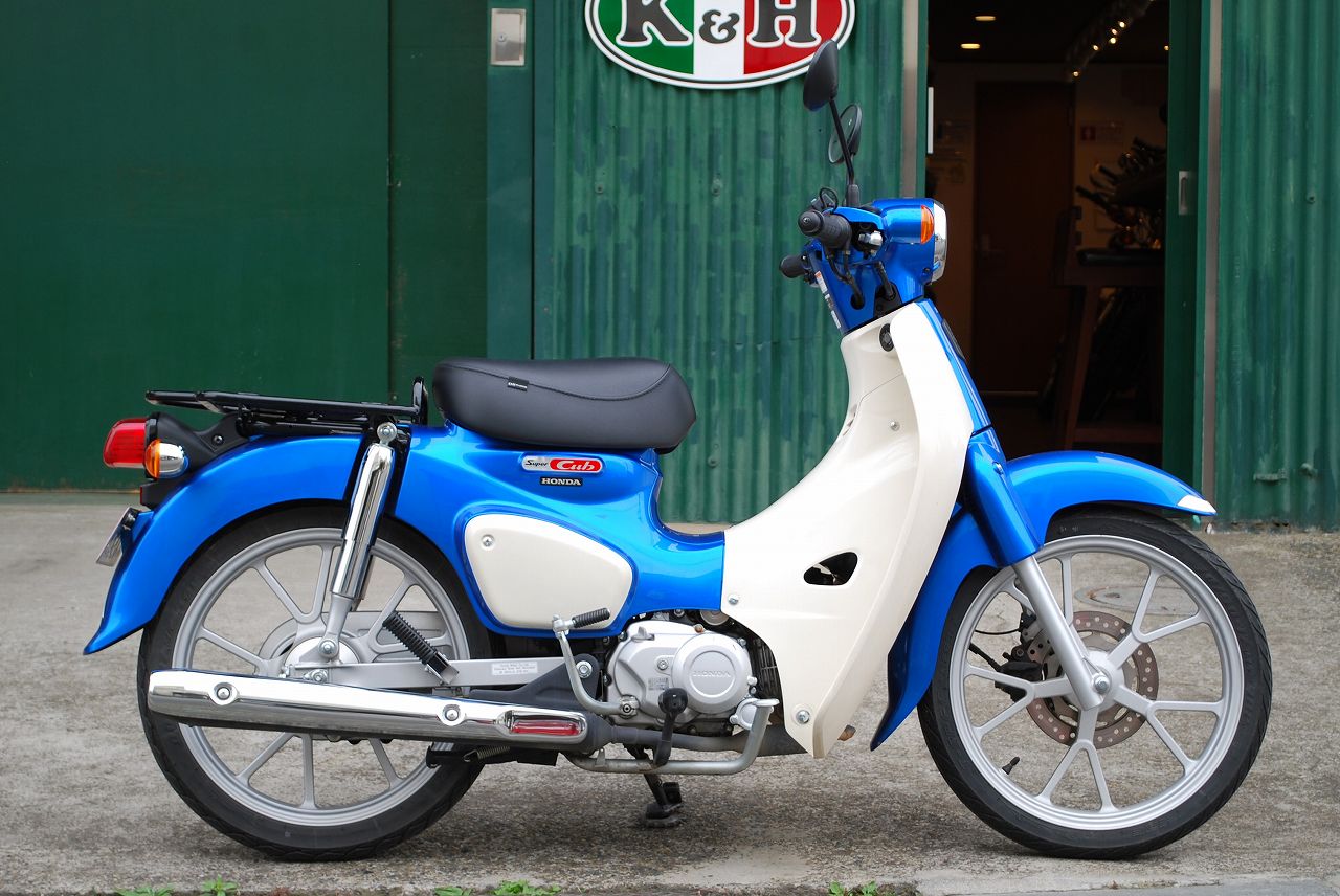 クロスカブ＆スーパーカブ そら豆（ハイ）シート A ステッチ｜K＆H