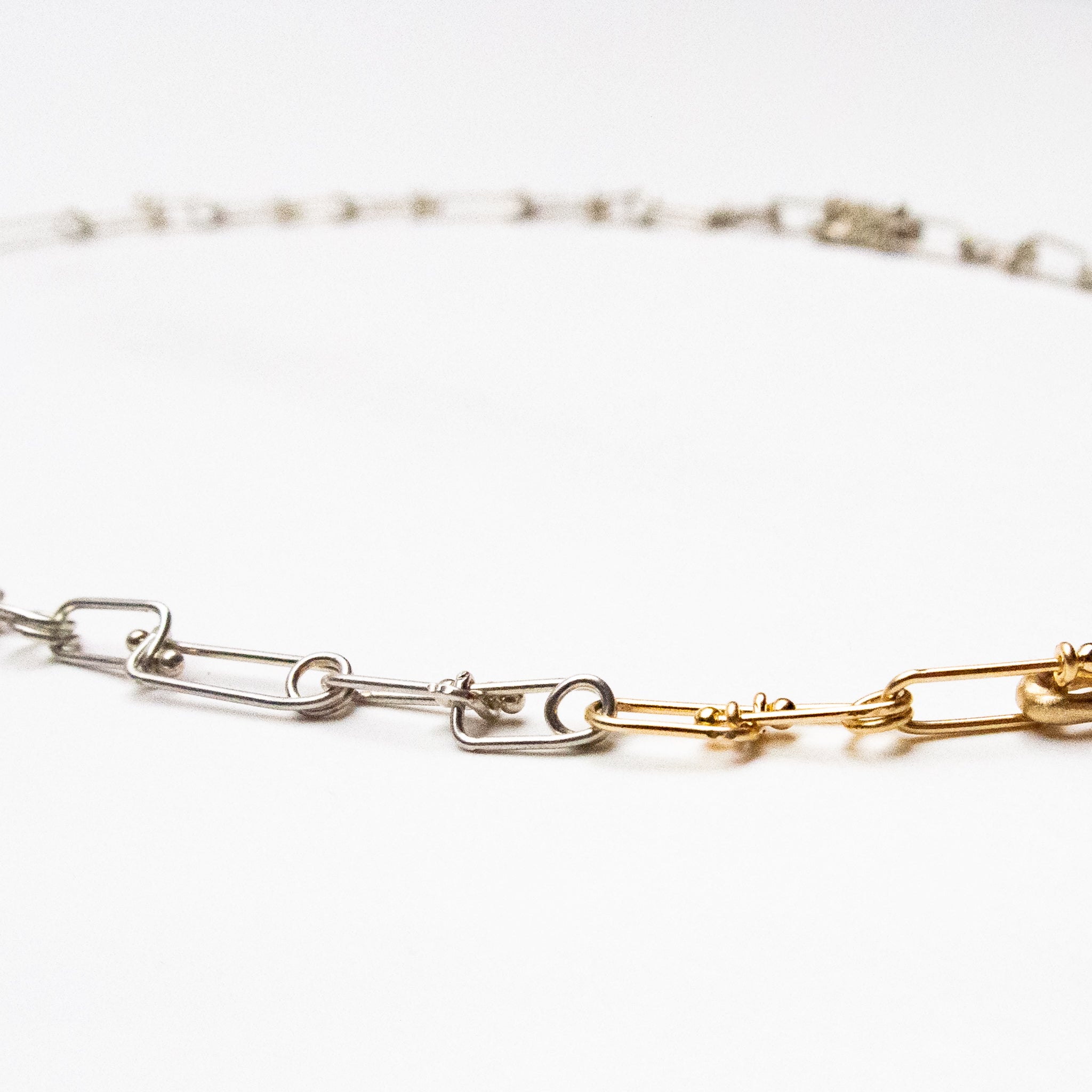 KAORU(カオル)公式｜ブレイド ネックレス シルバー ピンクゴールド