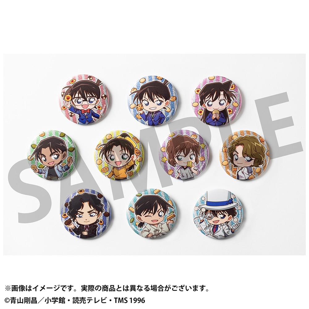 名探偵コナン」 キラキラ缶バッジコレクション クッキーver. BOX